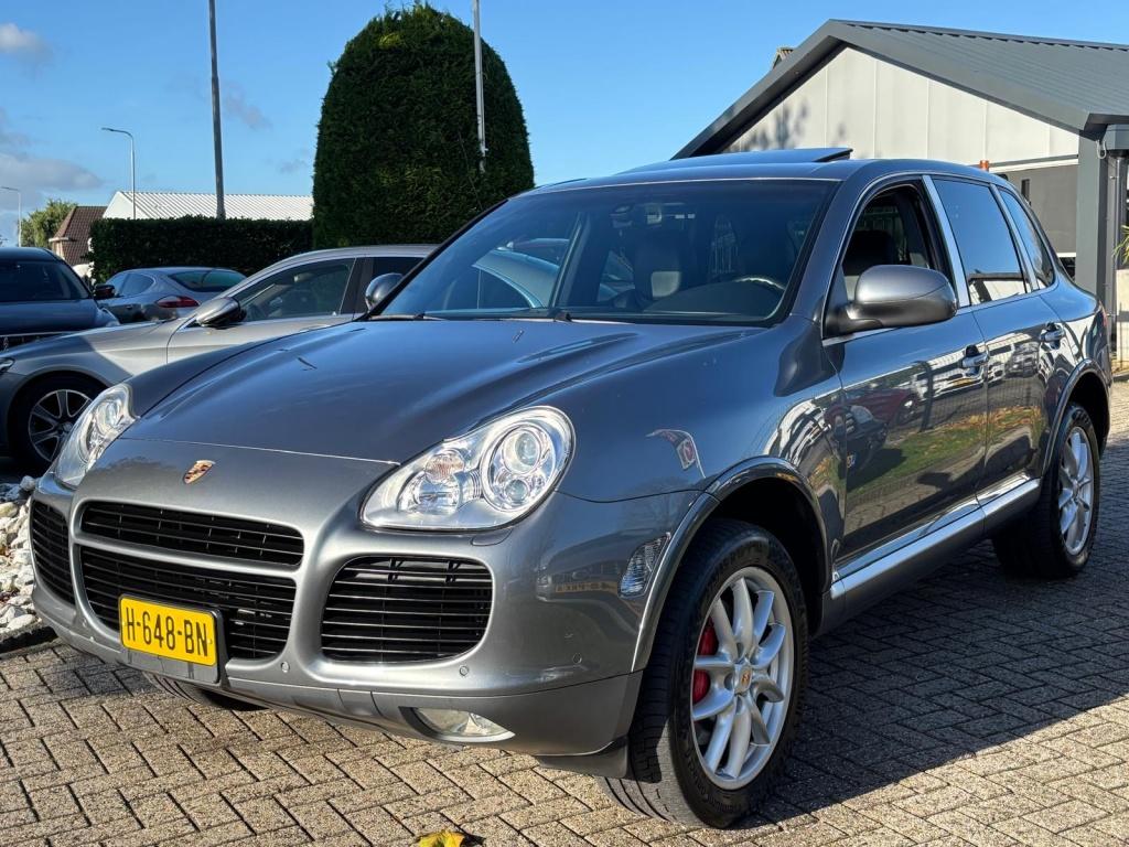 Porsche Cayenne 4.5 TURBO 2004 Grijs Schuifdak Youngtimer, Auto's, Automaat, Cayenne, Gebruikt, 8 cilinders