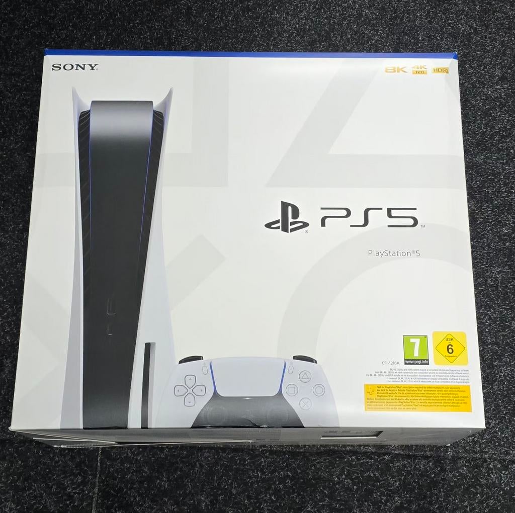 PlayStation 5 disc Geseald low Firmware  cfi-1216a, Spelcomputers en Games, Ophalen of Verzenden, Nieuw, Playstation 5