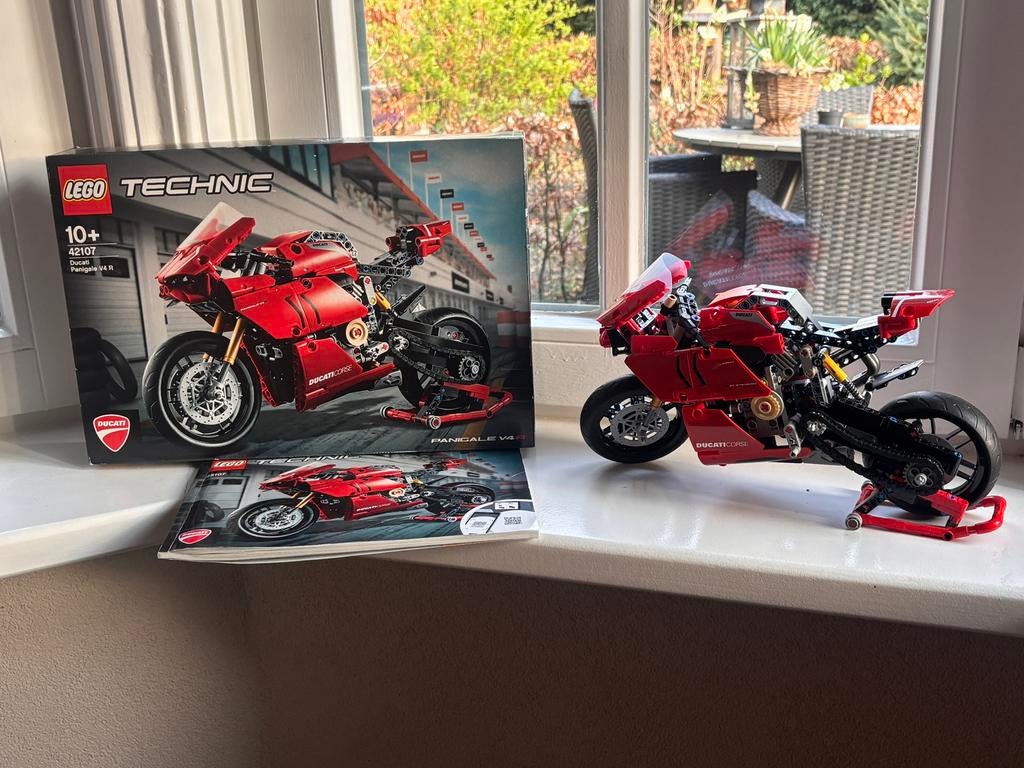Lego Technic 42107 Ducati, Kinderen en Baby's, Compleet, Lego, Ophalen of Verzenden, Zo goed als nieuw