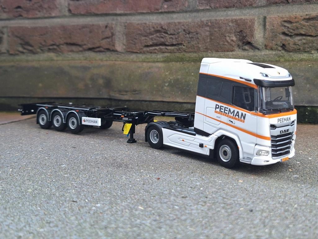 Wsi DAF XG Peeman + chassis., Ophalen of Verzenden, Zo goed als nieuw, Bus of Vrachtwagen, Wsi