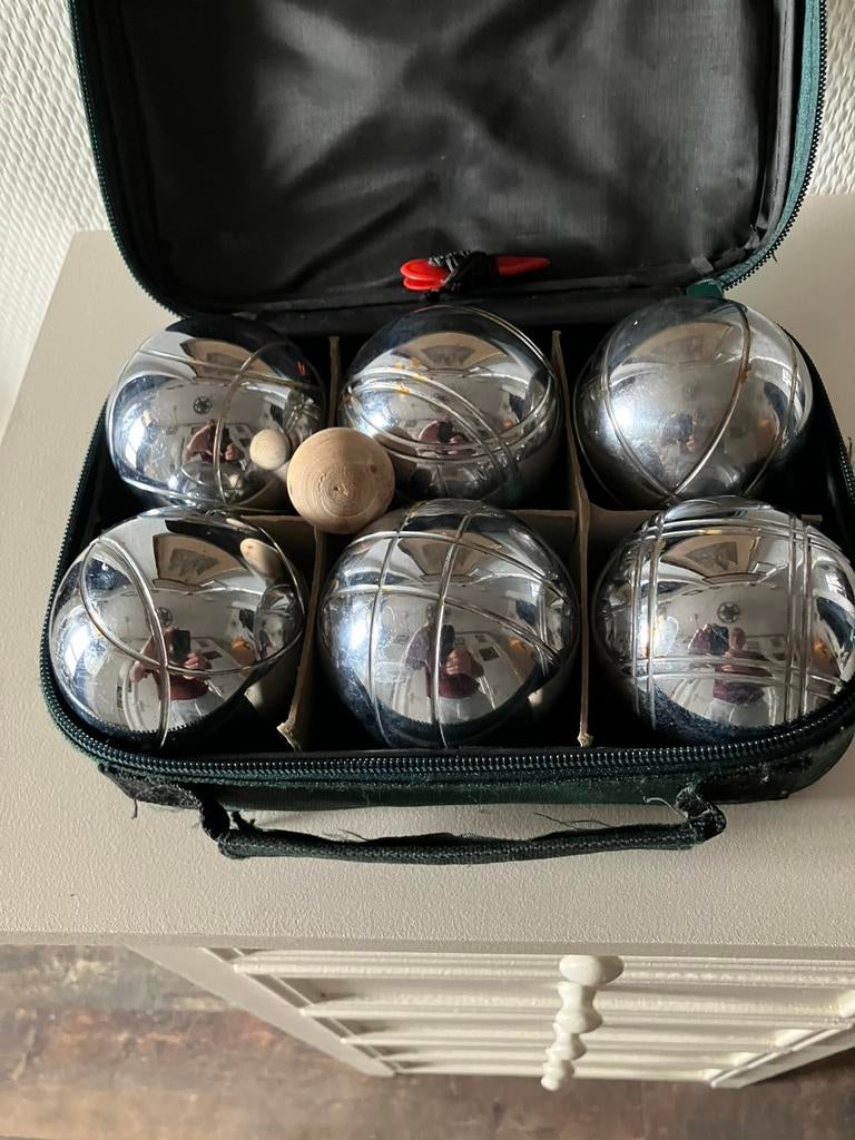 Te koop jeu de boules ballen, Ophalen of Verzenden, Zo goed als nieuw, Bal