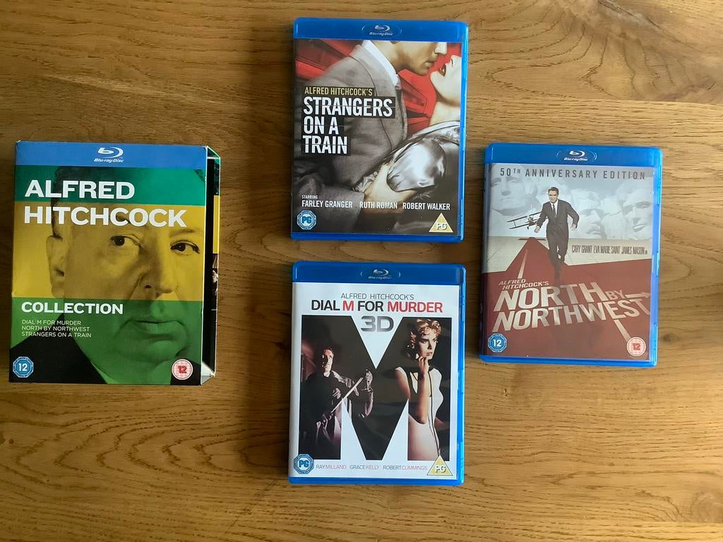 14). Alfred Hitchcock Blu-ray Collectie., Ophalen of Verzenden, Zo goed als nieuw, Thrillers en Misdaad