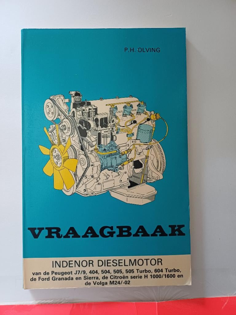 Boek Softcover - Auto Vraagbaak - Indenor Dieselmotor, Boeken, Ophalen of Verzenden, Gelezen, Algemeen