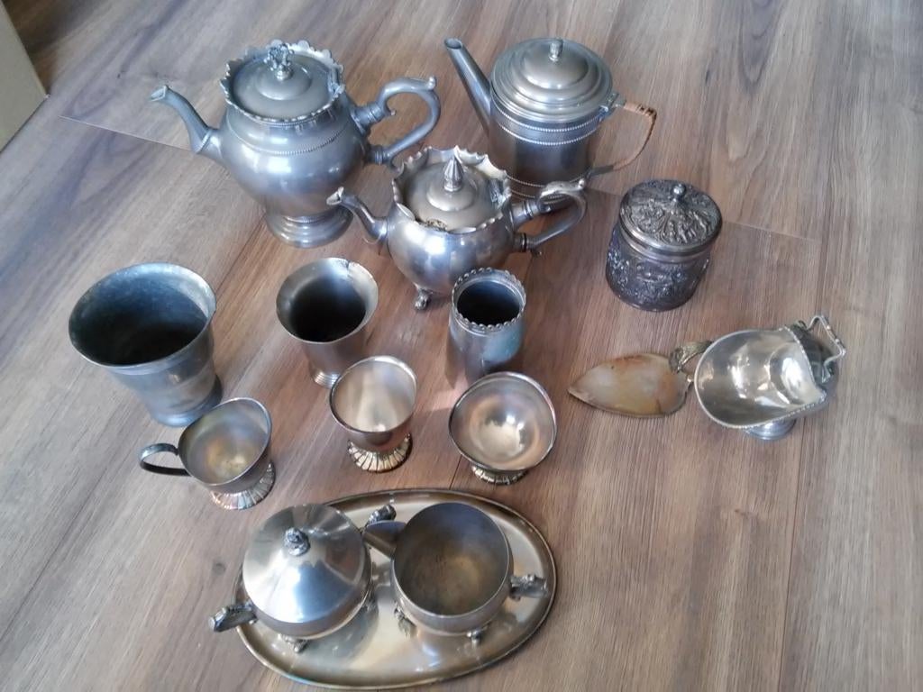 partijtje tin, Ophalen of Verzenden