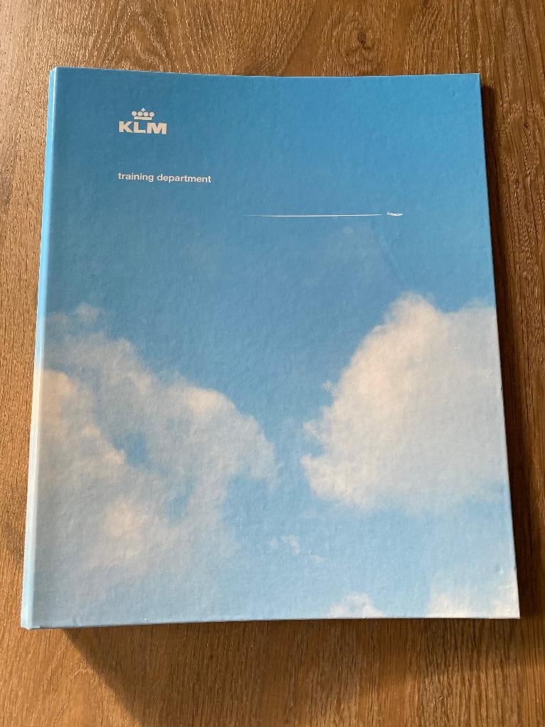 Orginele opbergmap / ringband / multimap KLM, Verzamelen, Ophalen of Verzenden, Zo goed als nieuw, Overige typen