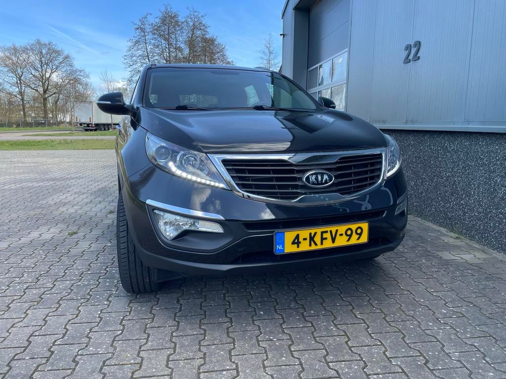 Kia Sportage 1.6 GDI 2WD 2013 Zwart, Auto's, Voorwielaandrijving, 1280 kg, 4 cilinders, Zwart