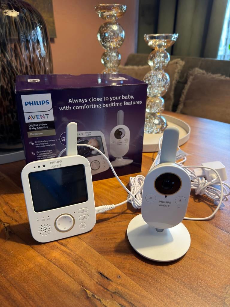 Philips Avent Premium Babyfoon met Camera, Ophalen, Zo goed als nieuw, 250 meter of meer, Camera