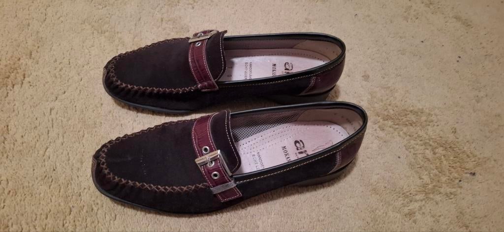 Mooie mocassins.  Ara 7.G. Bruin, Ophalen of Verzenden, Zo goed als nieuw, Bruin