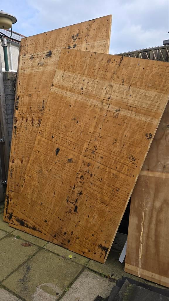 3x  Underlayment / dakplaten 20mm dik. Gratis op te halen., Ophalen, Hout