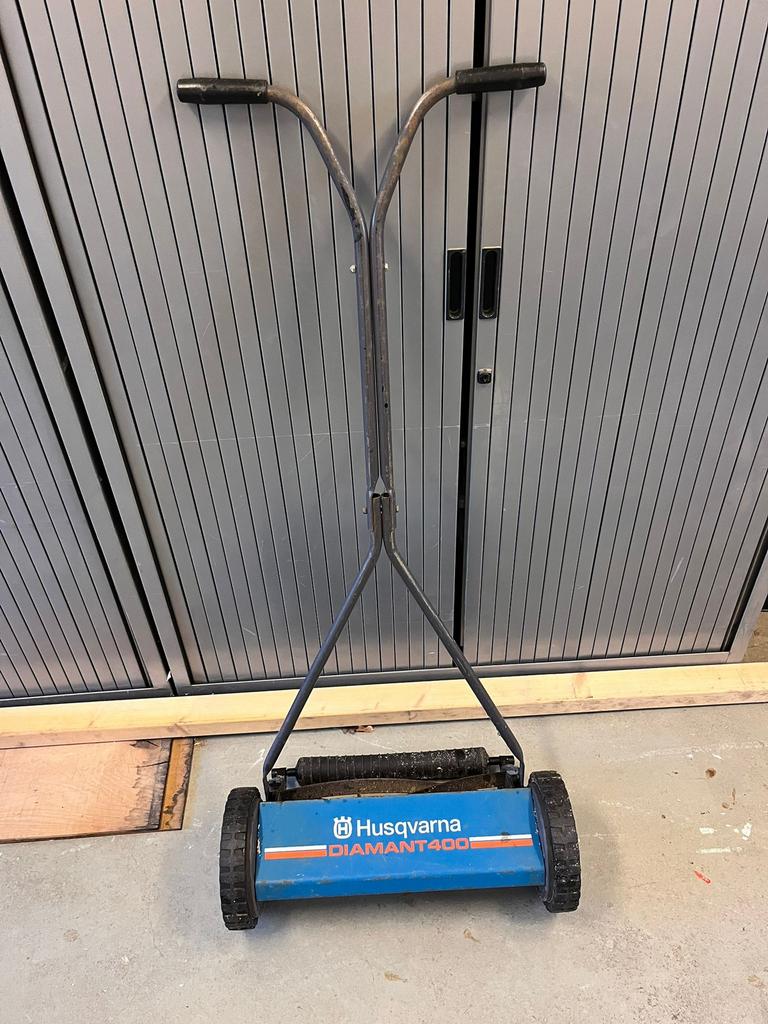 Husqvarna Diamant 400 grasmaaier, Tuin en Terras, Kooimesmaaier, Ophalen, Gebruikt, Handgrasmaaier