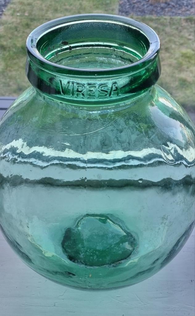 Gistfles -  gistvaas - mandfles - dames-jeannes., Ophalen, Overige kleuren, Glas, Minder dan 50 cm