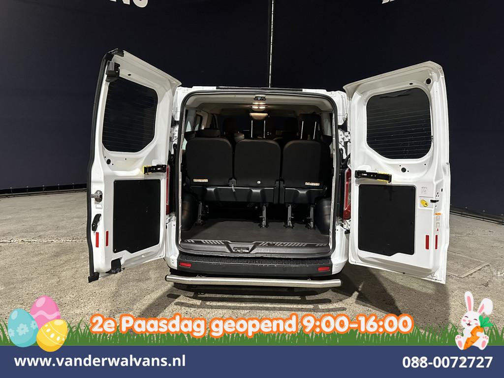 Ford Transit Custom 1.0 EcoBoost Hybride Automaat L1H1 9 Per, Auto's, 53 km, Gebruikt, Euro 6, Overige carrosserieën