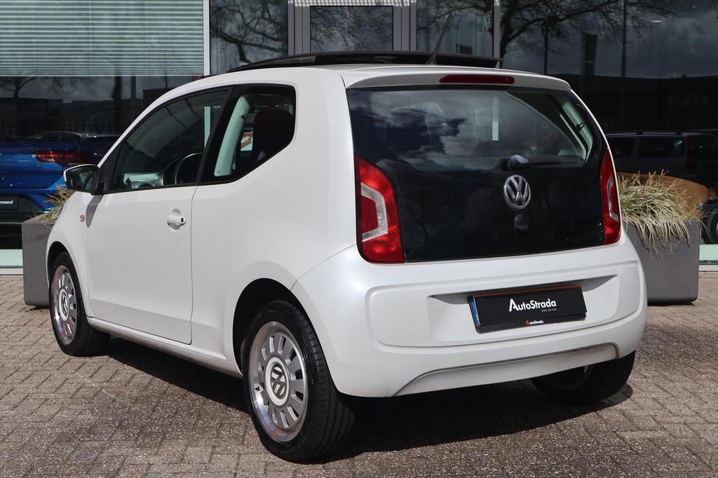 Volkswagen Up! 1.0 Groove 75PK | Leder | Navigatie | Stoelve, Euro 5, Start-stop-systeem, Gebruikt, Met garantie (alle)