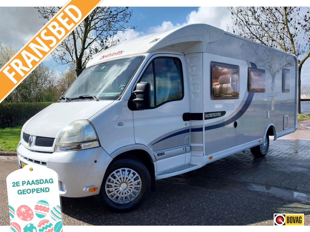 Dethleffs Globetrotter 6844 RT met mooi fransbed, Niet ingevuld, Airbags, Treinzit, Bedrijf