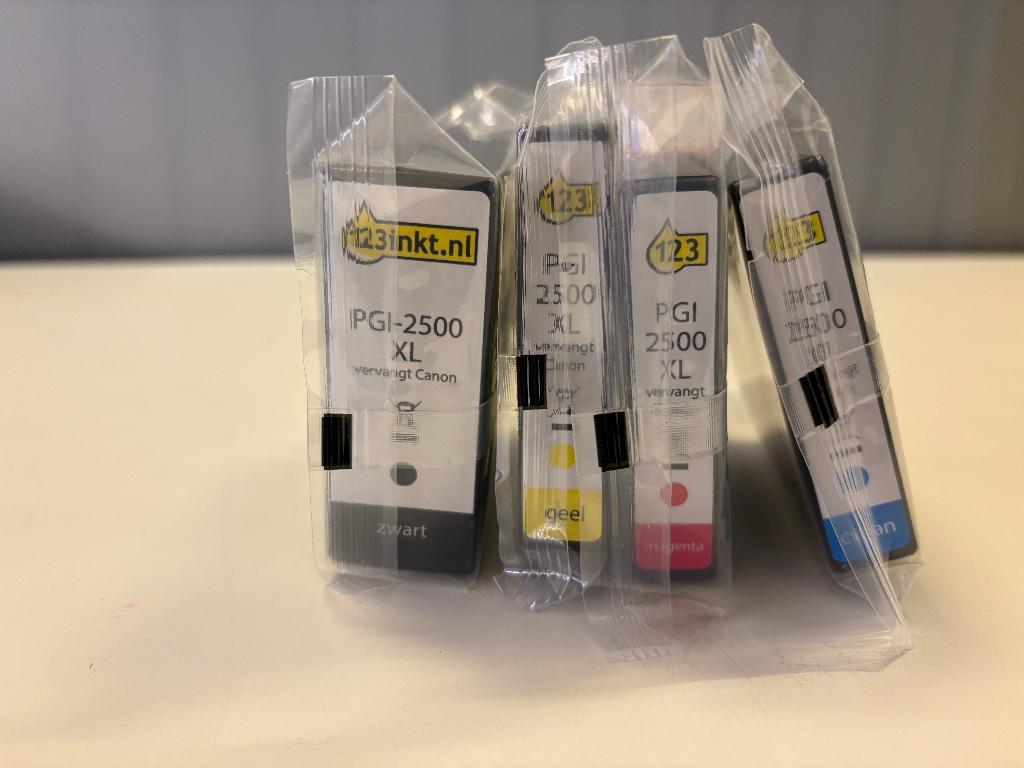 Canon patronen van 123inkt PGI-2500XL (8 stuks) : 40 euro, Ophalen of Verzenden, Nieuw, Cartridge, Canon, 123inkt