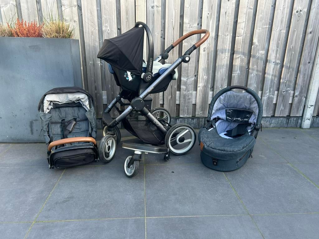 Kinderwagen, Ophalen, Gebruikt, Combiwagen, Met reiswieg