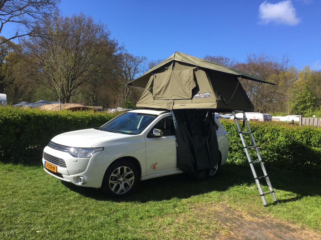 Daktent Dare to be Different met dakdragers, Ophalen, Gebruikt, Tot en met 2