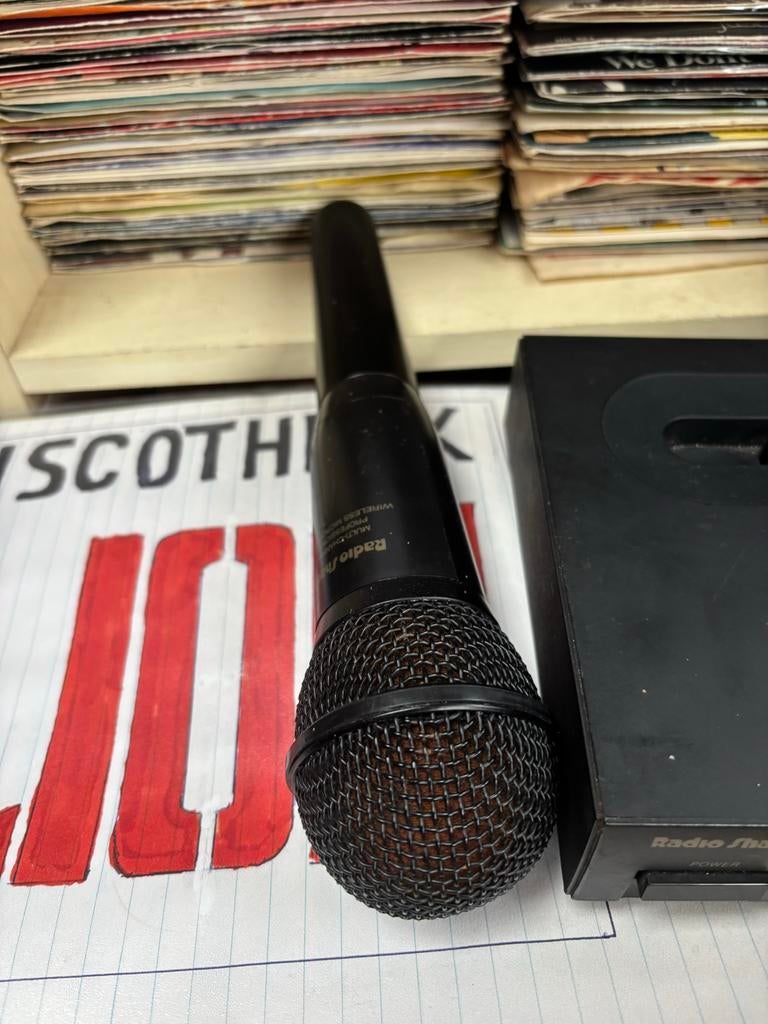 Draadloze microfoon met ontvanger, Ophalen of Verzenden, Gebruikt, Zangmicrofoon, Draadloos