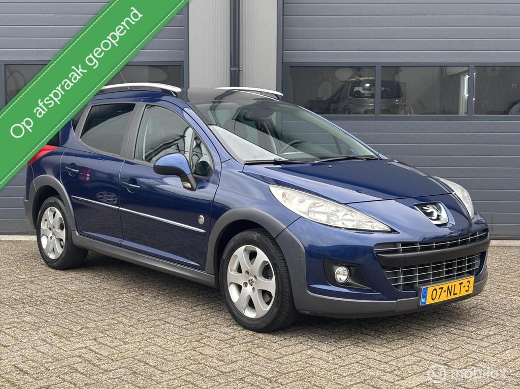 Peugeot 207 SW 1.6 VTi OUTDOOR uitvoering/ NWE APK, Auto's, Voorwielaandrijving, Euro 5, 4 cilinders, Blauw