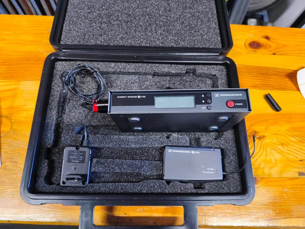 Sennheiser EW-100 ontvanger en SK-100 bodypack, Ophalen of Verzenden