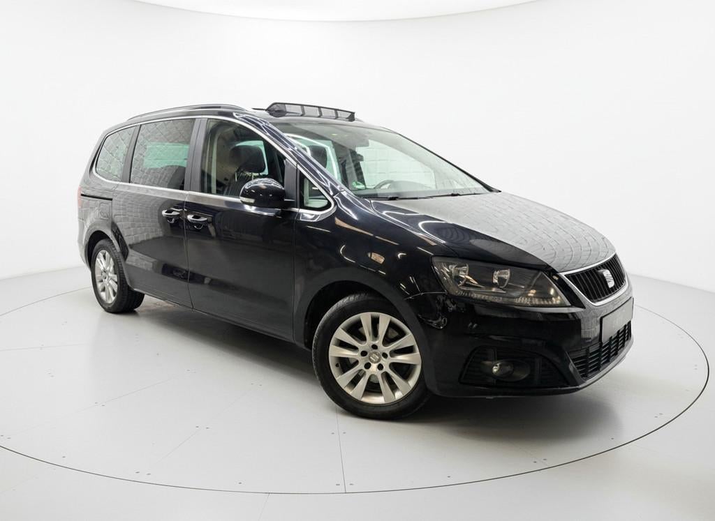 Seat Alhambra 1.4 TSI ELEK DEUREN 7 ZITS CAMERA PANO NAP, Auto's, Voorwielaandrijving, Euro 5, Stof, Zwart