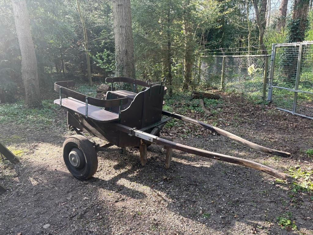 Ponykar met tuig, Ophalen, Gebruikt, Recreatie