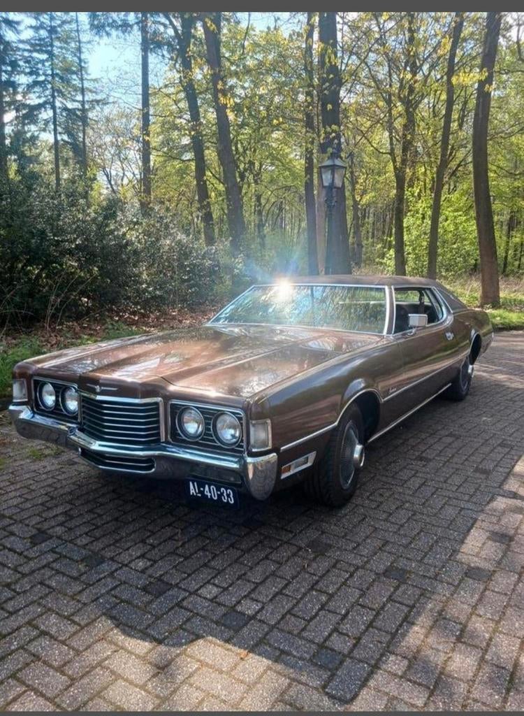 Ford Usa Thunderbird 7.0 AUT 1972 Bruin, Auto's, Automaat, Achterwielaandrijving, 7030 cc, Bruin