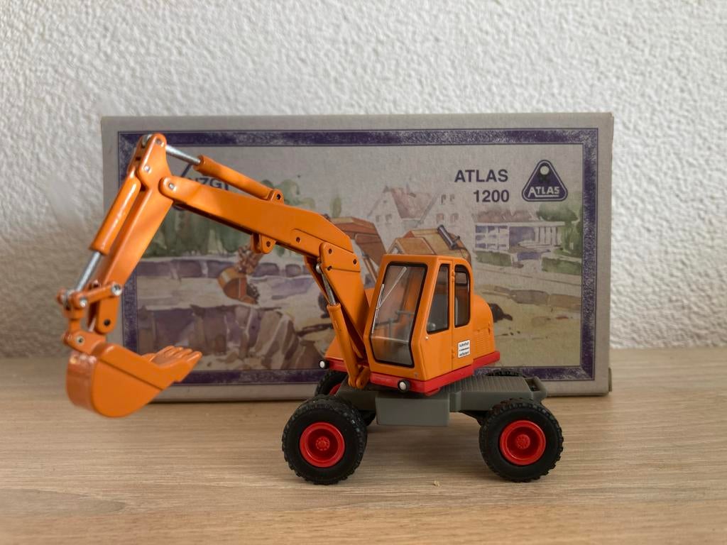 Atlas 1200 model graafmachine, Hobby en Vrije tijd, Modelauto's | 1:50, Ophalen of Verzenden, Gebruikt, Overige typen, Overige merken