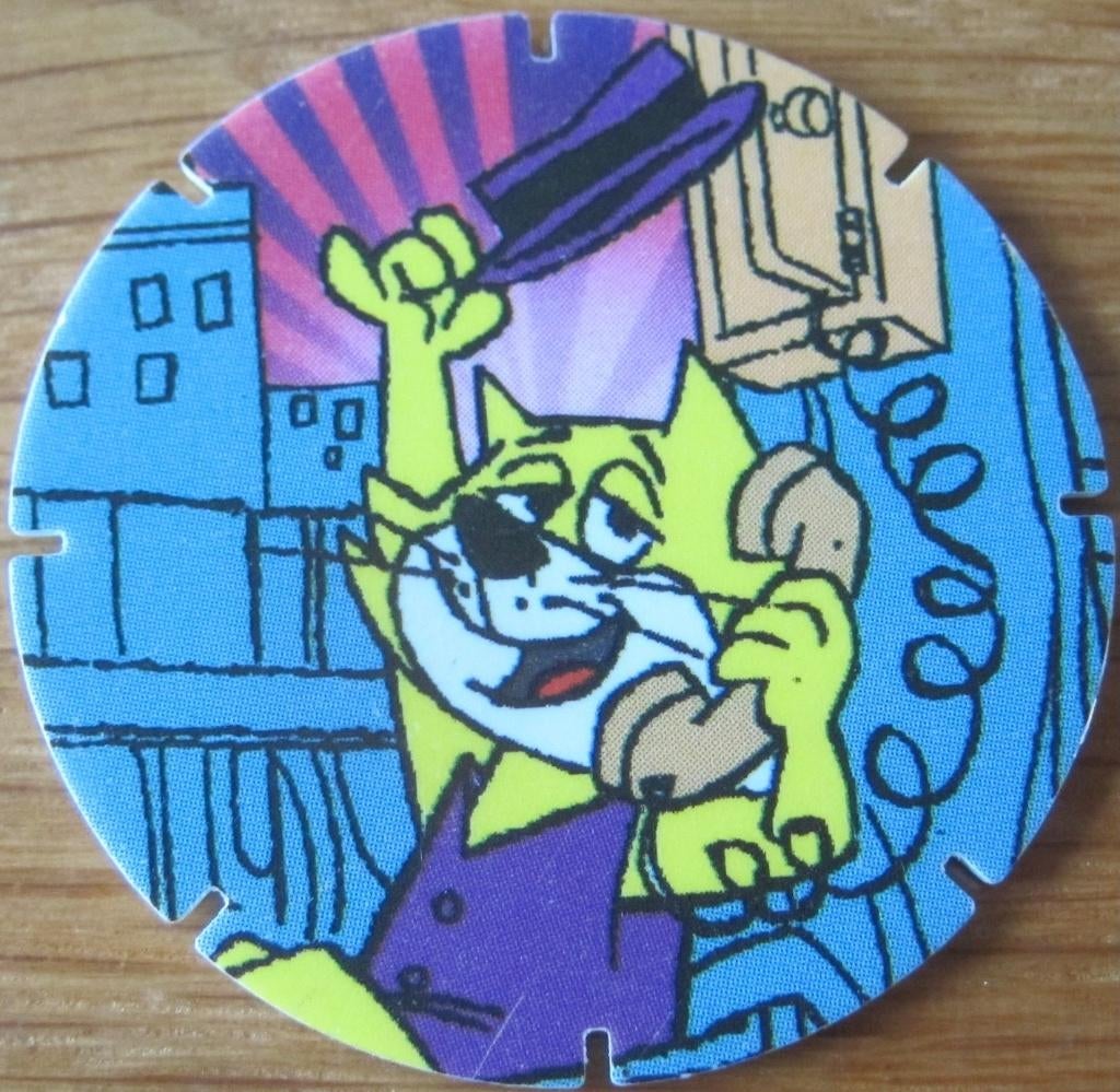 een flippo - Jam Caps - Top Cat, Verzamelen, Flippo's, Ophalen of Verzenden, Losse flippo's