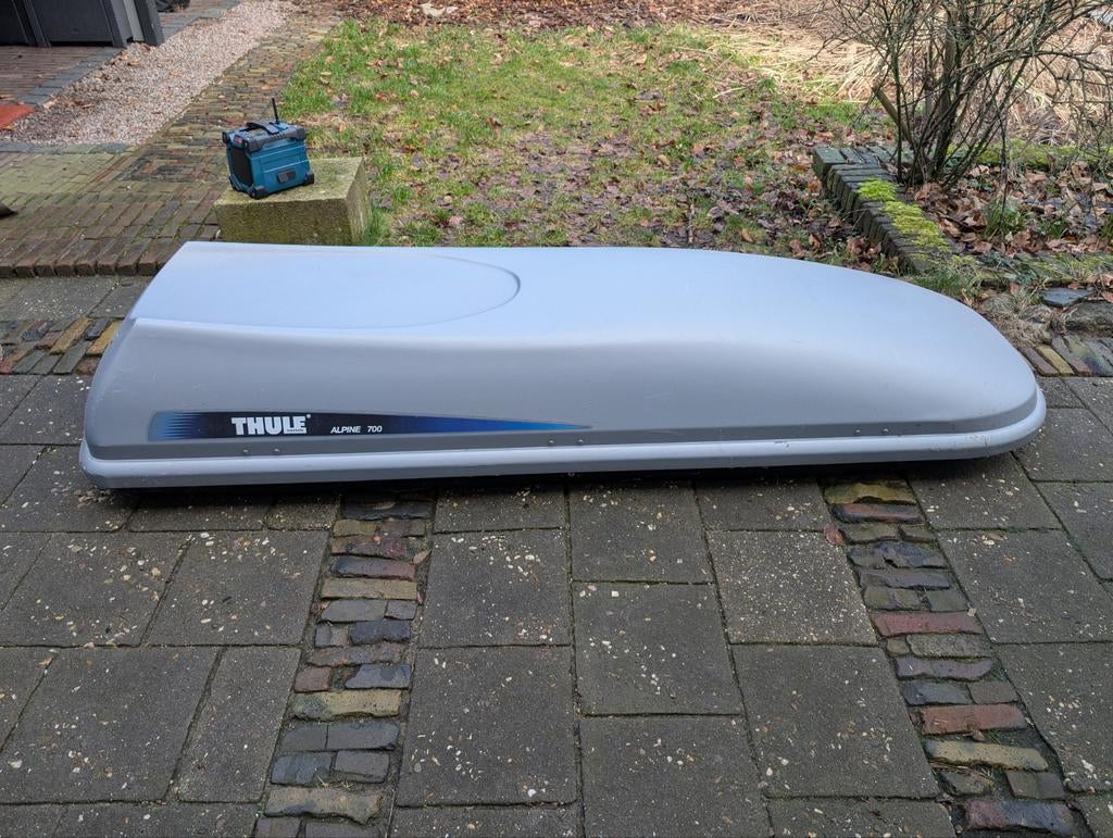Thule Alpine 700 Dakkoffer / Skikoffer, Auto diversen, Ophalen, Gebruikt
