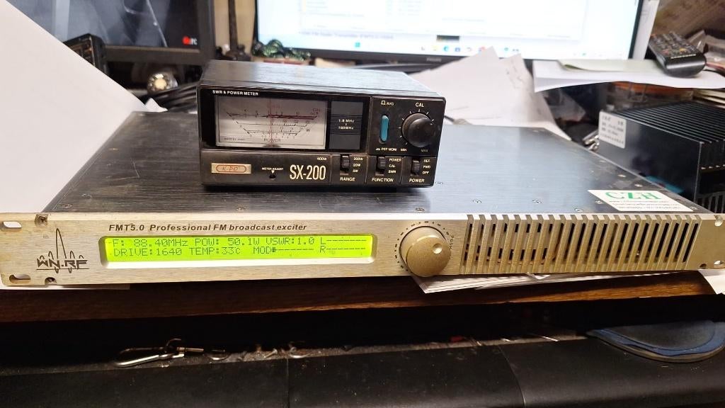 FMT5.0 50 Watt stereo fm zender, Ophalen of Verzenden, Zo goed als nieuw, Zender