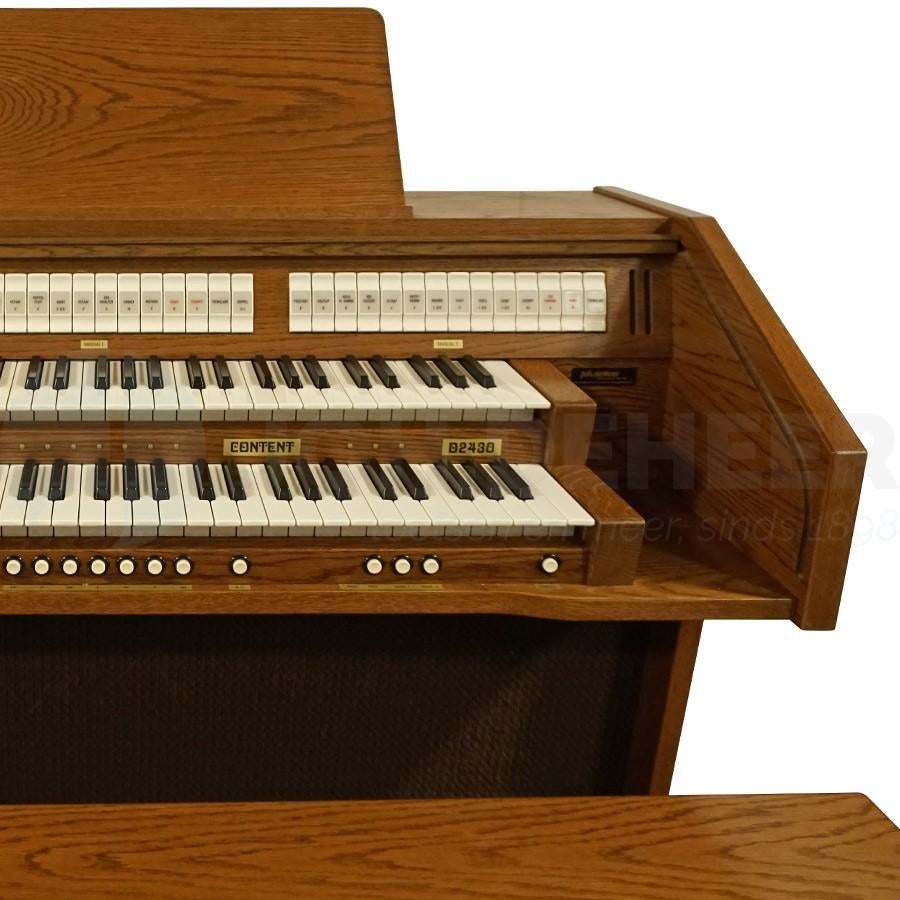 Content D2430 Donker Eiken - Occasion, Muziek en Instrumenten, Orgels, Ophalen of Verzenden, Gebruikt, 2 klavieren, Orgel