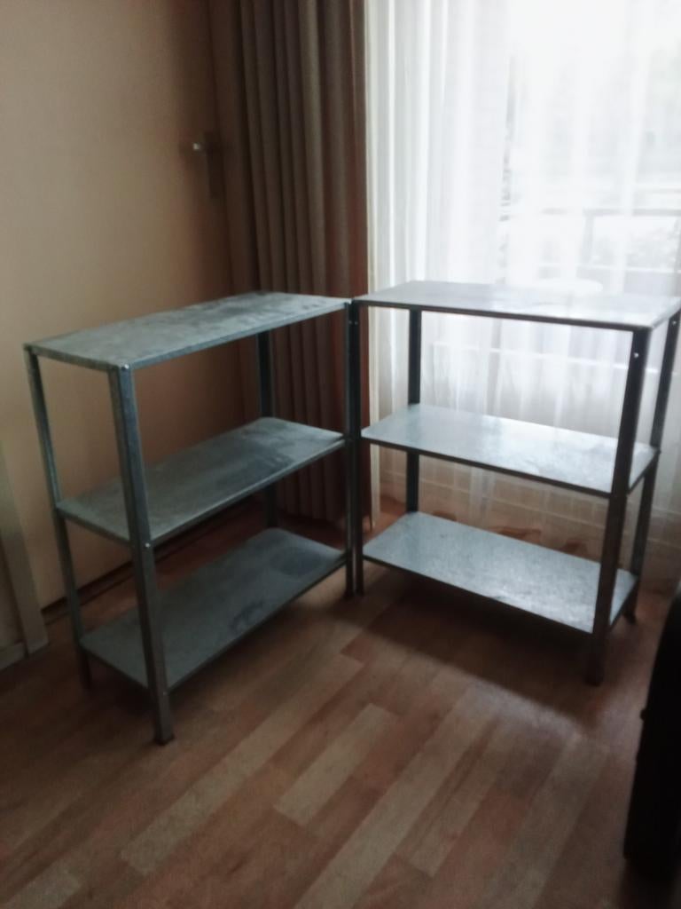 Metalen rekken - 2 stuks, Ophalen, Gebruikt