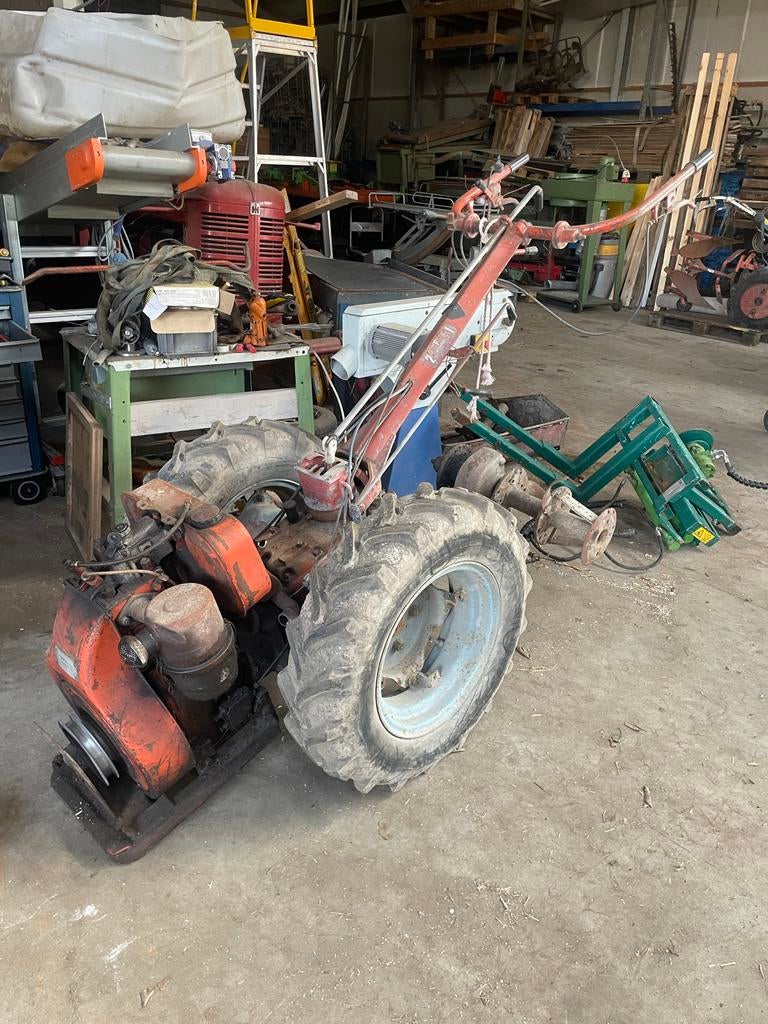 Nibbi tuinfrees met lombardini motor motoculteur bakfrees, Ophalen, Gebruikt, 50 cm of meer