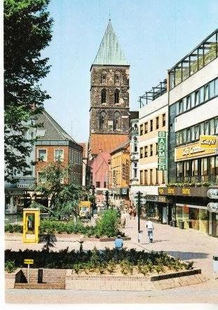 RHEINE i./Westfalen,- Blick auf St.Dionys. Telefooncel.06-04, Verzamelen, Ansichtkaarten | Buitenland, Ophalen of Verzenden, 1980 tot heden