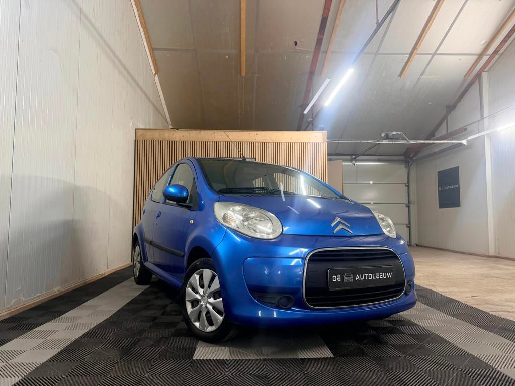 Citroen C1 1.0-12V Ambiance | Blauw | 5drs | Nieuwe Koppelin, Voorwielaandrijving, Stof, Beige, C1