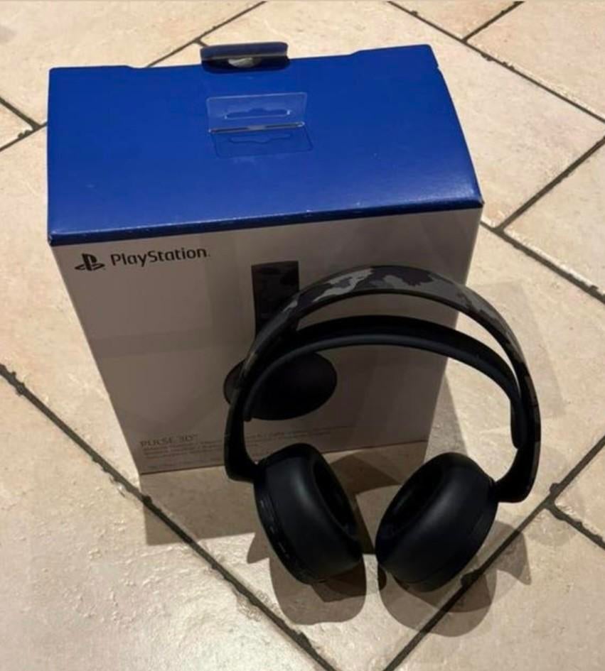 Headet pm Sony PULSE 3D camo editie, Spelcomputers en Games, Spelcomputers | Sony PlayStation Consoles | Accessoires, Verzenden