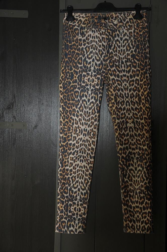 Leuke skinny broek van Calzedonia, panterprint, M, ZGAN!, Kleding | Dames, Broeken en Pantalons, Maat 38/40 (M), Bruin, Calzedonia