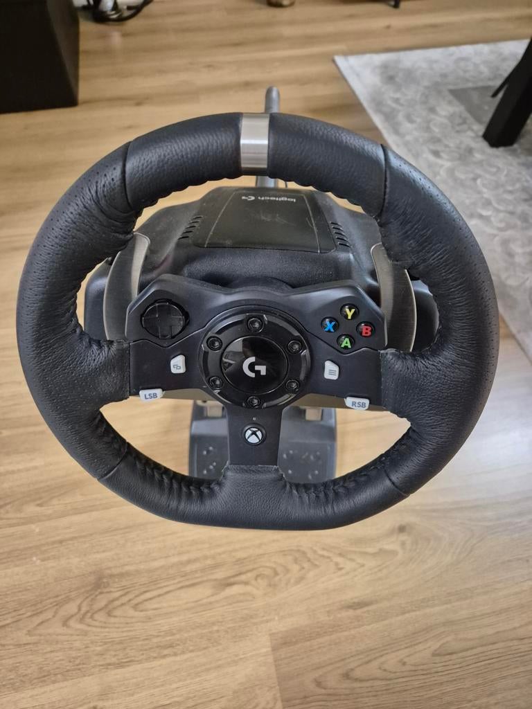 Logitech G920 Driving Force racestuur voor Xbox en PC, Ophalen of Verzenden, Zo goed als nieuw, Stuurtje of Sportattribuut, Xbox Series S