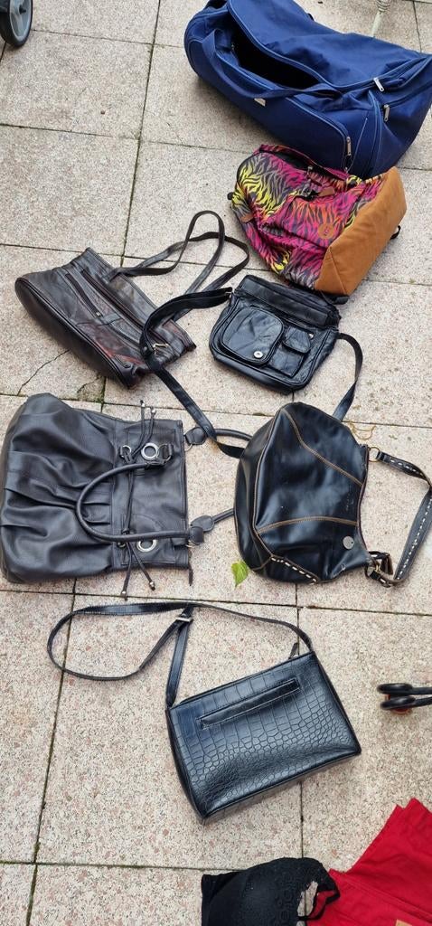 Partij diverse tassen - Handtassen, schoudertassen, sporttas, Ophalen of Verzenden, Gebruikt, Overige kleuren, Overige typen