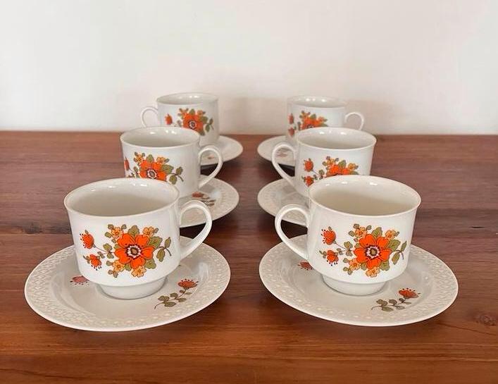 Scherzer Bavaria kopjes/ mokken 6x, Ophalen of Verzenden