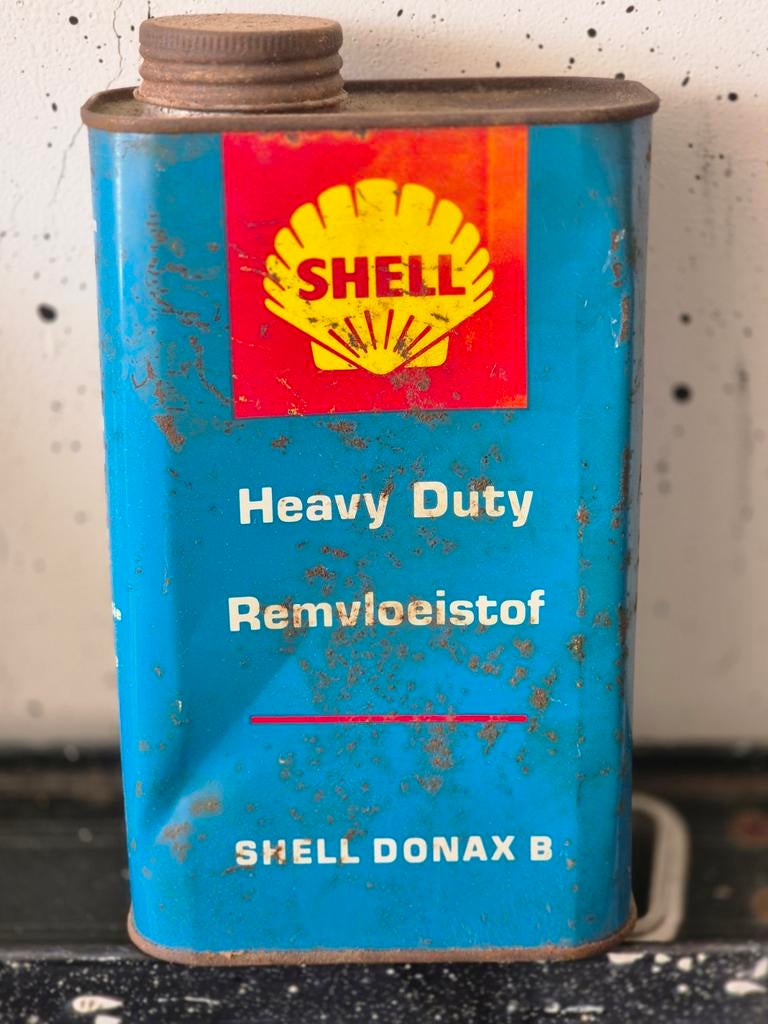 Shell Heavy Duty Olie Remvloeistof blik Donax B, Ophalen of Verzenden, Gebruikt, Overige