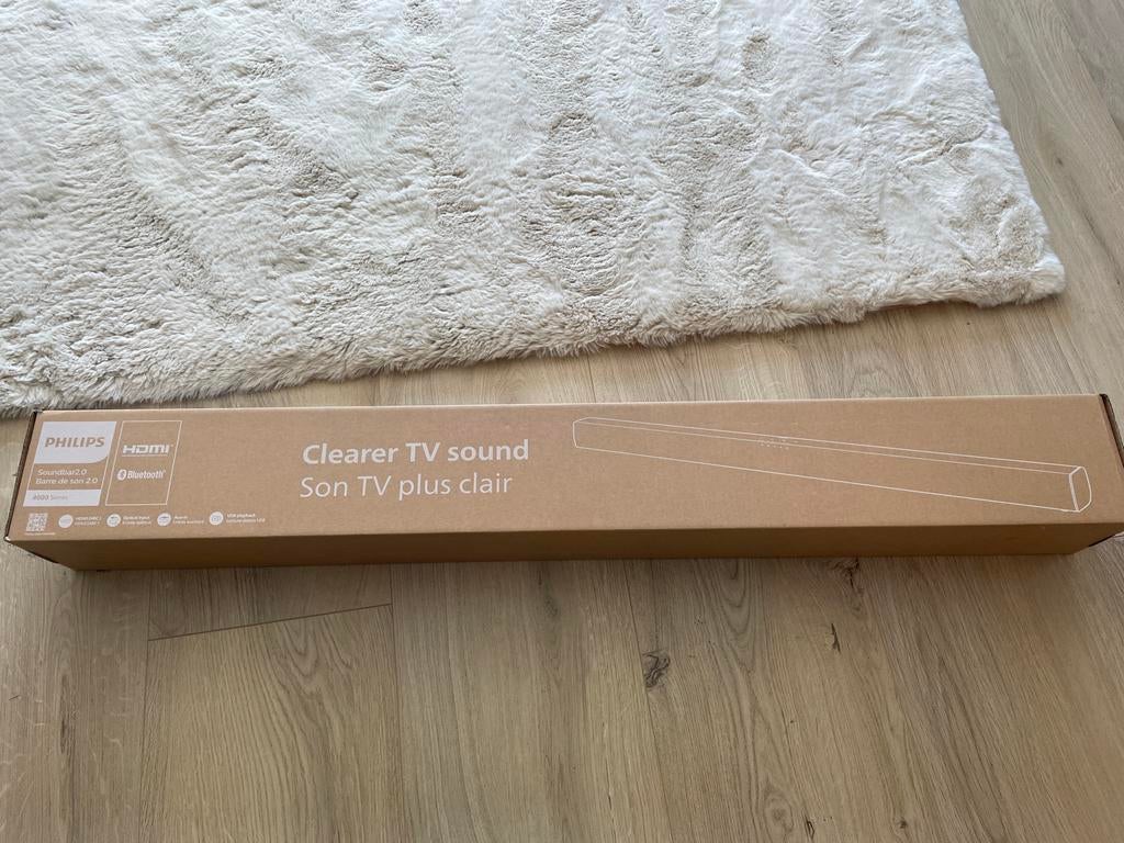 Philips Soundbar 2.0 4000 Series, Ophalen, Bluetooth, Nieuw