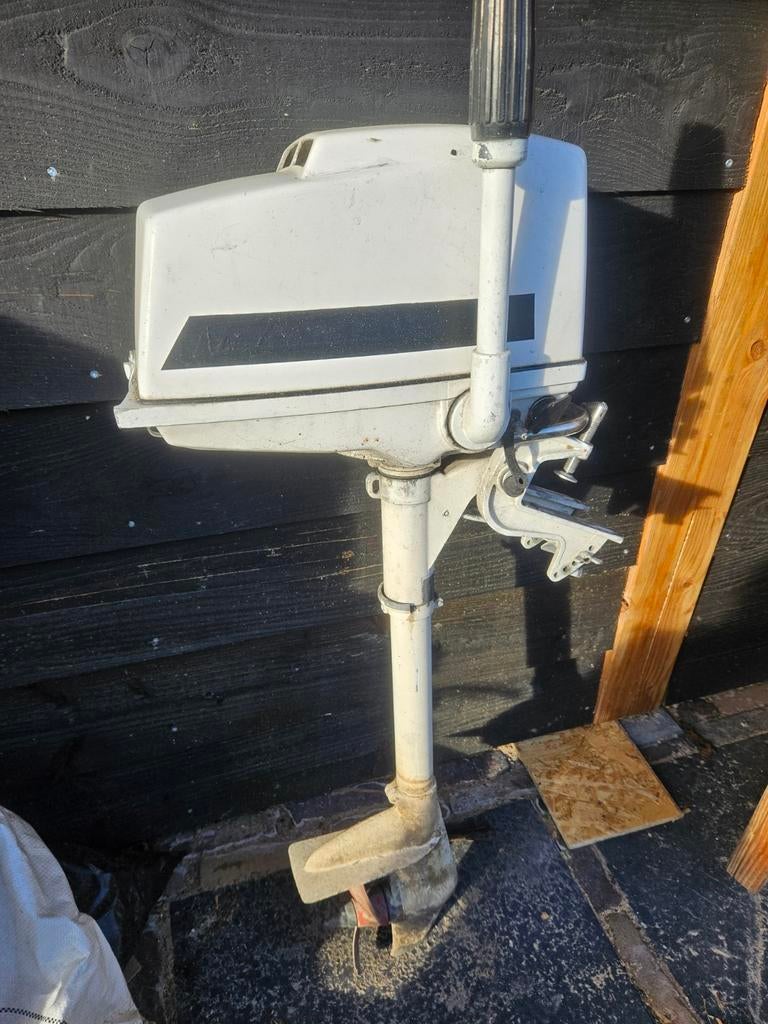 Tomos luchtgekoelde buitenboordmotor 4 pk, Ophalen, Gebruikt, Motor en Techniek, Zeilboot of Motorboot