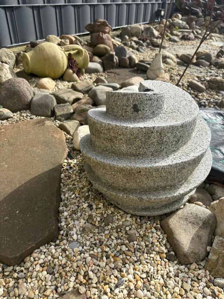 Granieten ornament voor vijver of waterpartij, Ophalen, Gebruikt, Graniet, Waterornament