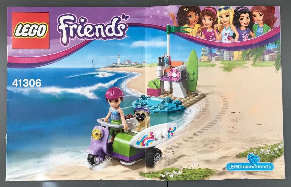 LEGO Friends Mia's Strandscooter - 41306, Ophalen of Verzenden, Zo goed als nieuw, Lego, Friends