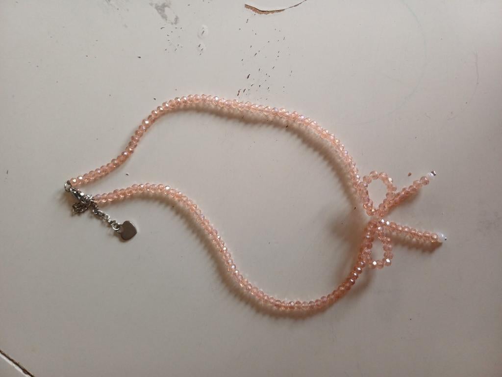 Stainless steel ketting handgemaakt, Ophalen of Verzenden, Nieuw, Zilver, Overige materialen