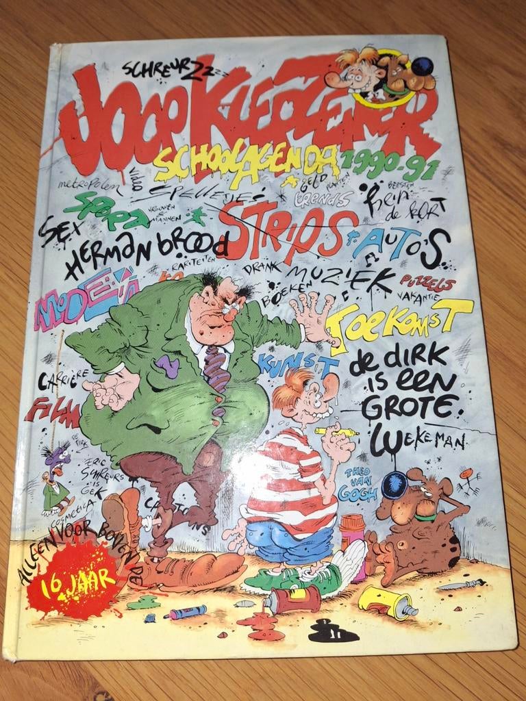 Joop Klepzeiker schoolagenda 1990-1991, Eén stripboek, Ophalen of Verzenden, Gelezen