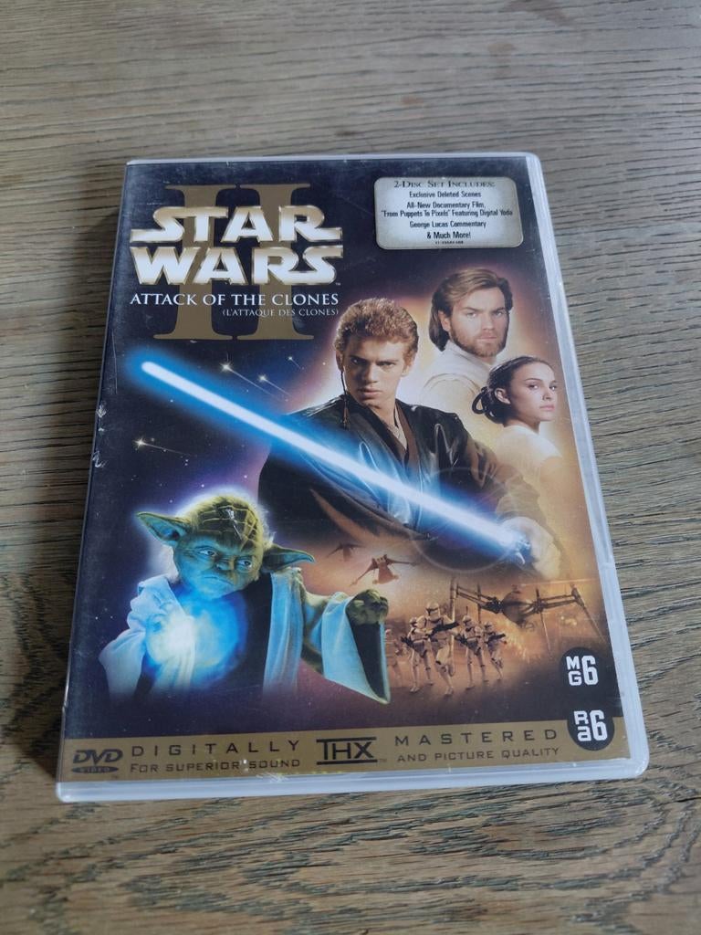 Star Wars Episode 2 Attack of the Clones. Remastered. 2 disc, Vanaf 6 jaar, Ophalen of Verzenden, Gebruikt, Science Fiction
