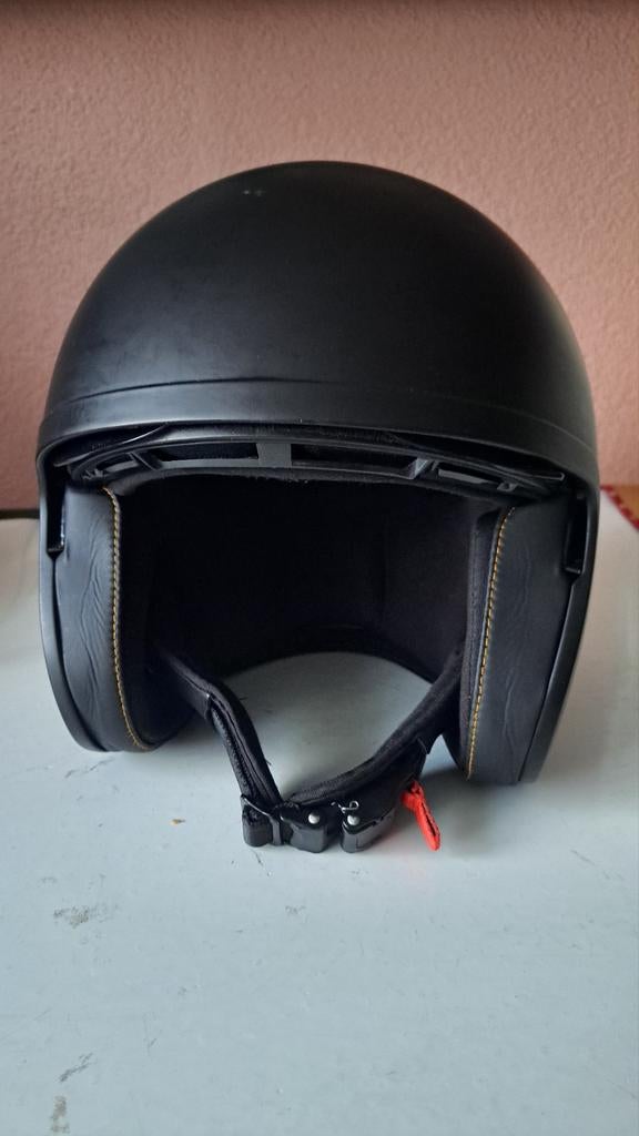 LS2 Jethelm met vizier - Mat Zwart, Motoren, Ophalen of Verzenden, Tweedehands, Jethelm, Overige merken